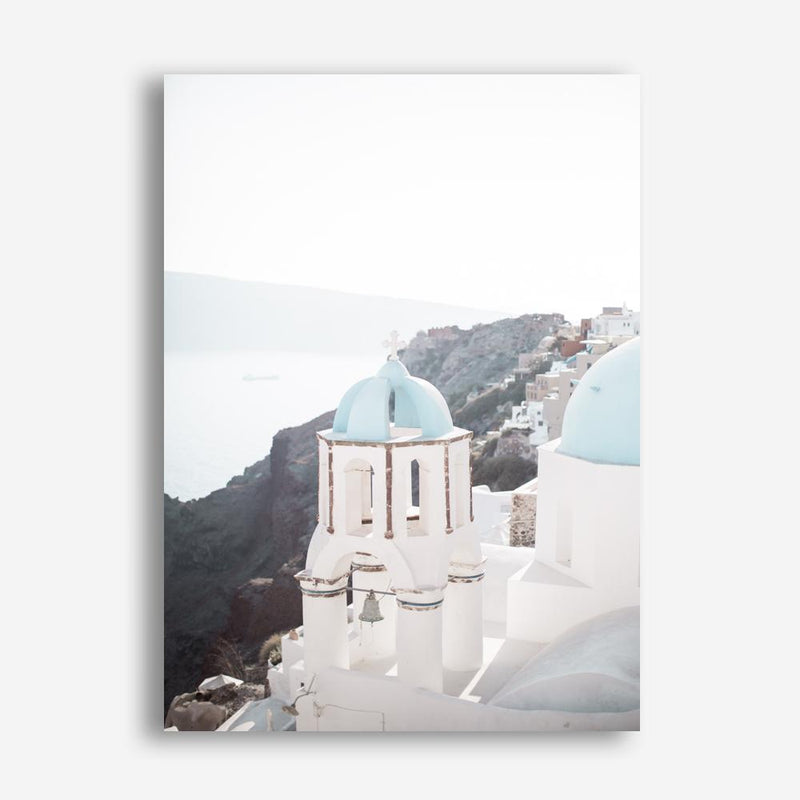 Shop Santorini Summer IV Photo Canvas Print a coastal themed photography framed stretched canvas print from The Print Emporium wall artwork collection - Buy Australian made prints for the home and your interior decor space, TPE-1173-CA-35X46-NF