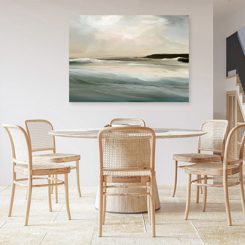 Shop Sennen Cove Canvas Print a painted abstract themed framed canvas wall art print from The Print Emporium artwork collection - Buy Australian made fine art painting style stretched canvas prints for the home and your interior decor space, TPE-DH-361-CA-35X46-NF