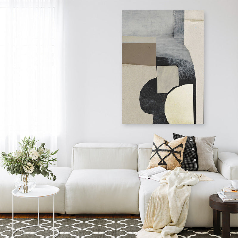 Shop Shades Canvas Print a painted abstract themed framed canvas wall art print from The Print Emporium artwork collection - Buy Australian made fine art painting style stretched canvas prints for the home and your interior decor space, TPE-DH-091-CA-35X46-NF