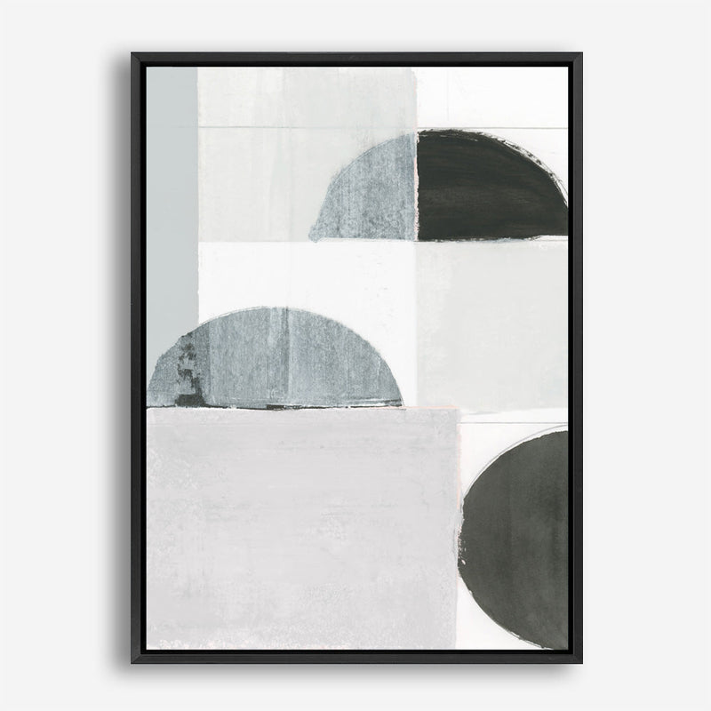 Shop Shape Parade I Canvas Print a painted abstract themed framed canvas wall art print from The Print Emporium artwork collection - Buy Australian made fine art painting style stretched canvas prints for the home and your interior decor space, TPE-PC-WZ573-CA-35X46-NF