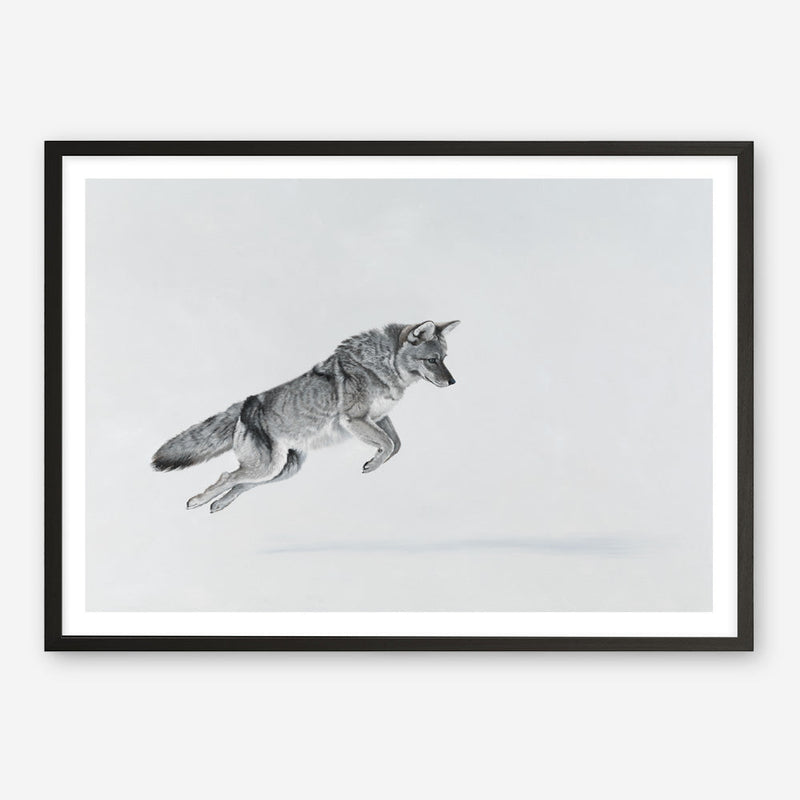 Shop Snow Fox Art Print a painted style wall art print from The Print Emporium wall artwork collection - Buy Australian made fine art painting style poster and framed prints for the home and your interior decor room, TPE-212-AP