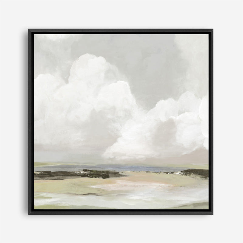Shop Soft Clouds (Square) Canvas Print a painted abstract themed framed canvas wall art print from The Print Emporium artwork collection - Buy Australian made fine art painting style stretched canvas prints for the home and your interior decor space, TPE-PC-PW433-CA-40X40-NF
