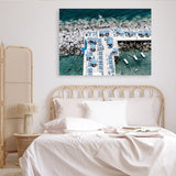 Shop Sorrento Bathers II Photo Canvas Print a coastal themed photography framed stretched canvas print from The Print Emporium wall artwork collection - Buy Australian made prints for the home and your interior decor space, TPE-725-CA-35X46-NF