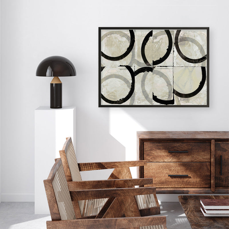 Shop Space Time II Art Print a painted abstract themed wall art print from The Print Emporium wall artwork collection - Buy Australian made fine art painting style poster and framed prints for the home and your interior decor room, TPE-PC-WZ577-AP