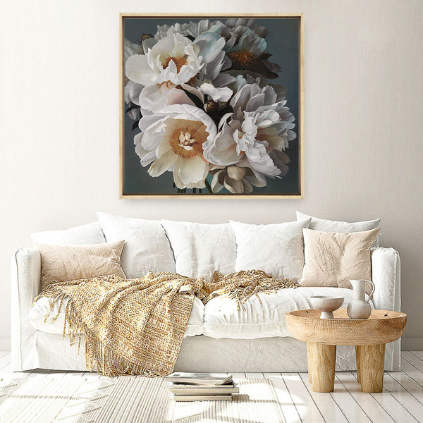Shop Spring Bouquet (Square) Canvas Print a floral themed painted framed canvas wall art print from The Print Emporium artwork collection - Buy Australian made fine art painting style stretched canvas prints for the home and your interior decor space, TPE-170-CA-40X40-NF