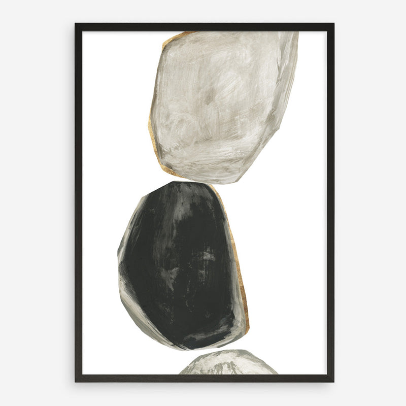 Shop Stones II Art Print a painted abstract themed wall art print from The Print Emporium wall artwork collection - Buy Australian made fine art painting style poster and framed prints for the home and your interior decor room, TPE-PC-RF442-AP