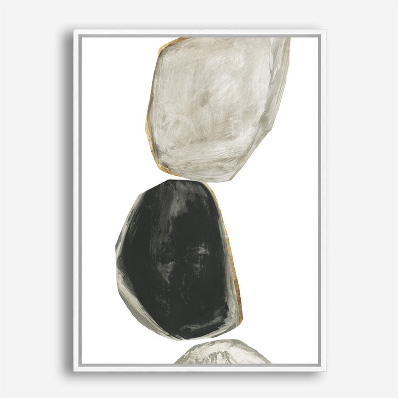 Shop Stones II Canvas Print a painted abstract themed framed canvas wall art print from The Print Emporium artwork collection - Buy Australian made fine art painting style stretched canvas prints for the home and your interior decor space, TPE-PC-RF442-CA-35X46-NF