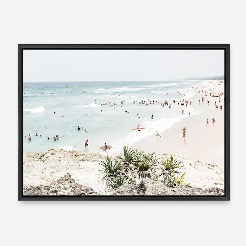 Shop Stradbroke Island I Photo Canvas Print a coastal themed photography framed stretched canvas print from The Print Emporium wall artwork collection - Buy Australian made prints for the home and your interior decor space, TPE-1005-CA-35X46-NF