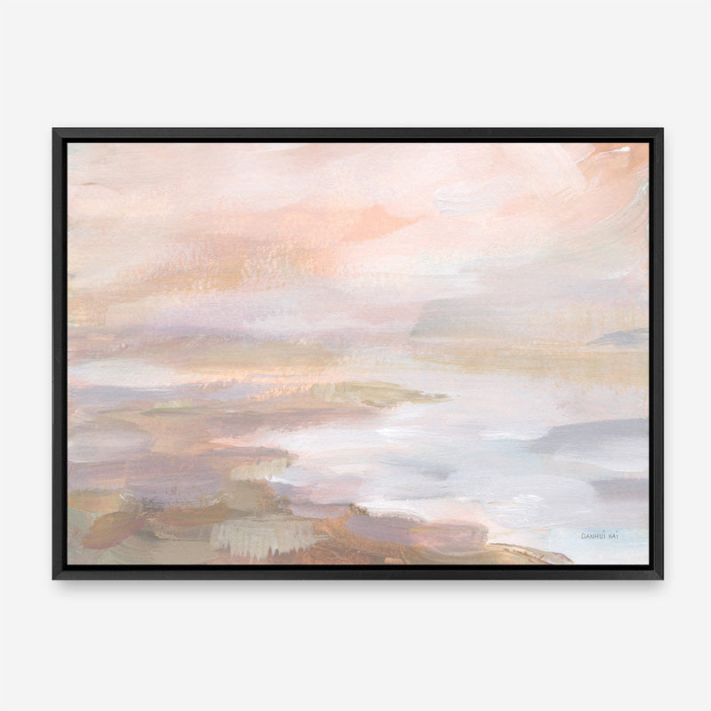 Shop Sunrise Coast Canvas Print a painted abstract themed framed canvas wall art print from The Print Emporium artwork collection - Buy Australian made fine art painting style stretched canvas prints for the home and your interior decor space, TPE-WA-70643-CA-35X46-NF