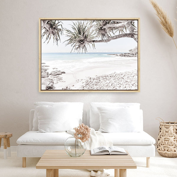 Shop Sunshine Coast Photo Canvas Print a coastal themed photography framed stretched canvas print from The Print Emporium wall artwork collection - Buy Australian made prints for the home and your interior decor space, TPE-1082-CA-35X46-NF