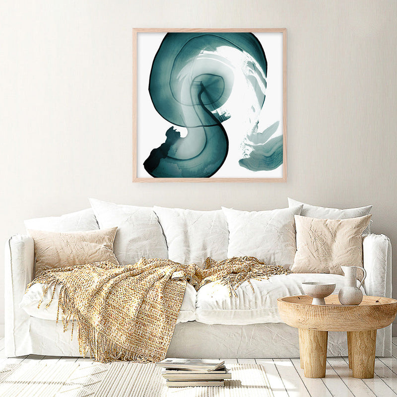 Shop Swirl IV (Square) Art Print a painted abstract themed wall art print from The Print Emporium wall artwork collection - Buy Australian made fine art painting style poster and framed prints for the home and your interior decor room, TPE-PC-PG300-AP