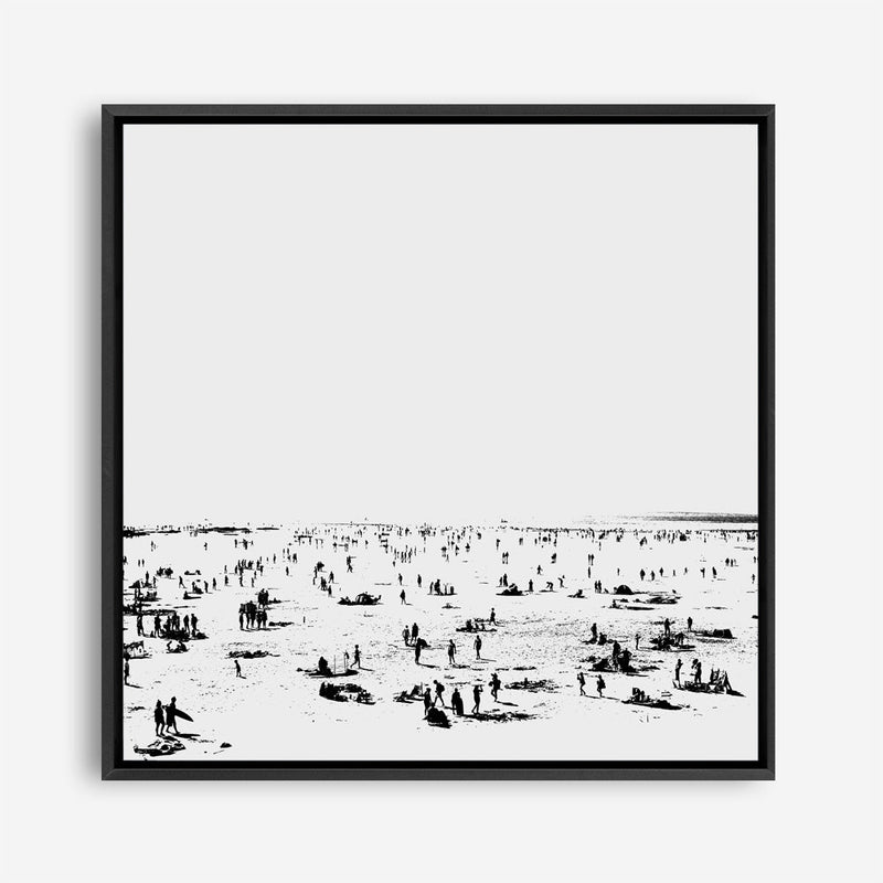 Shop The Beach (Square) Canvas Print a painted abstract themed framed canvas wall art print from The Print Emporium artwork collection - Buy Australian made fine art painting style stretched canvas prints for the home and your interior decor space, TPE-DH-177-CA-40X40-NF