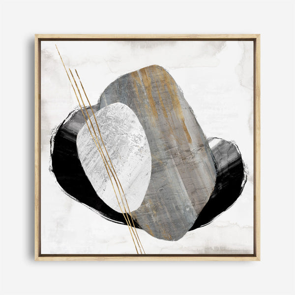 Shop Through Dimensions I (Square) Canvas Print a painted abstract themed framed canvas wall art print from The Print Emporium artwork collection - Buy Australian made fine art painting style stretched canvas prints for the home and your interior decor space, TPE-PC-PG991-CA-40X40-NF