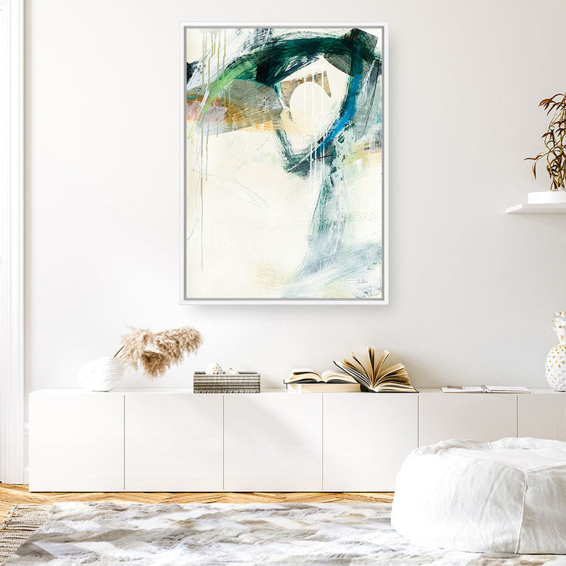 Shop Turbulence III Canvas Print a painted abstract themed framed canvas wall art print from The Print Emporium artwork collection - Buy Australian made fine art painting style stretched canvas prints for the home and your interior decor space, TPE-WA-54996-CA-35X46-NF