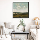 Shop Valley View (Square) Art Print a painted abstract themed wall art print from The Print Emporium wall artwork collection - Buy Australian made fine art painting style poster and framed prints for the home and your interior decor room, TPE-DH-229-AP