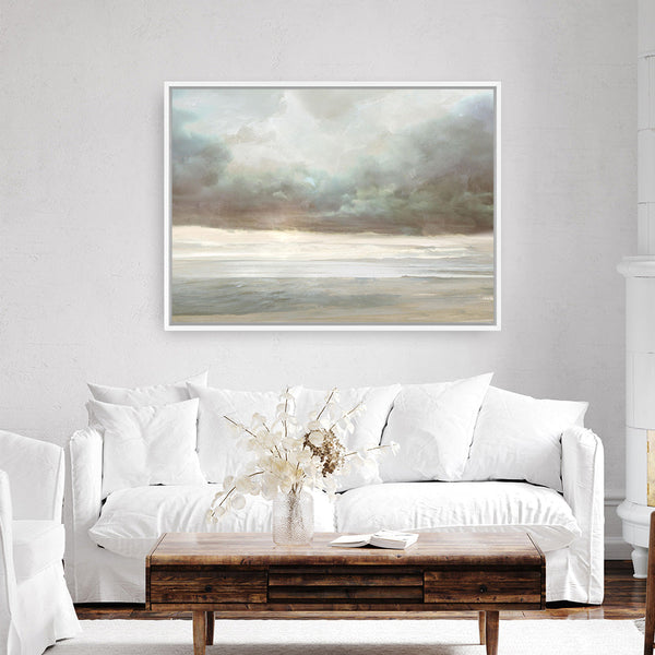 Shop Westward Canvas Print a painted abstract themed framed canvas wall art print from The Print Emporium artwork collection - Buy Australian made fine art painting style stretched canvas prints for the home and your interior decor space, TPE-DH-370-CA-35X46-NF