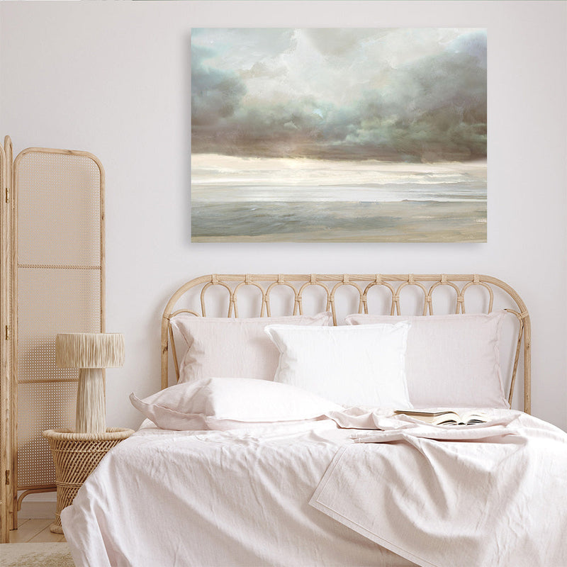 Shop Westward Canvas Print a painted abstract themed framed canvas wall art print from The Print Emporium artwork collection - Buy Australian made fine art painting style stretched canvas prints for the home and your interior decor space, TPE-DH-370-CA-35X46-NF
