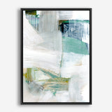 Shop White Blues I Canvas Print a painted abstract themed framed canvas wall art print from The Print Emporium artwork collection - Buy Australian made fine art painting style stretched canvas prints for the home and your interior decor space, TPE-PC-WZ023-CA-35X46-NF
