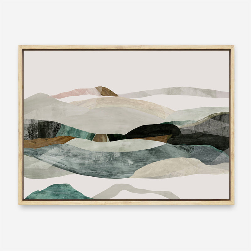 Shop Winter In The Mountains Canvas Print a painted abstract themed framed canvas wall art print from The Print Emporium artwork collection - Buy Australian made fine art painting style stretched canvas prints for the home and your interior decor space, TPE-PC-PI393-CA-35X46-NF