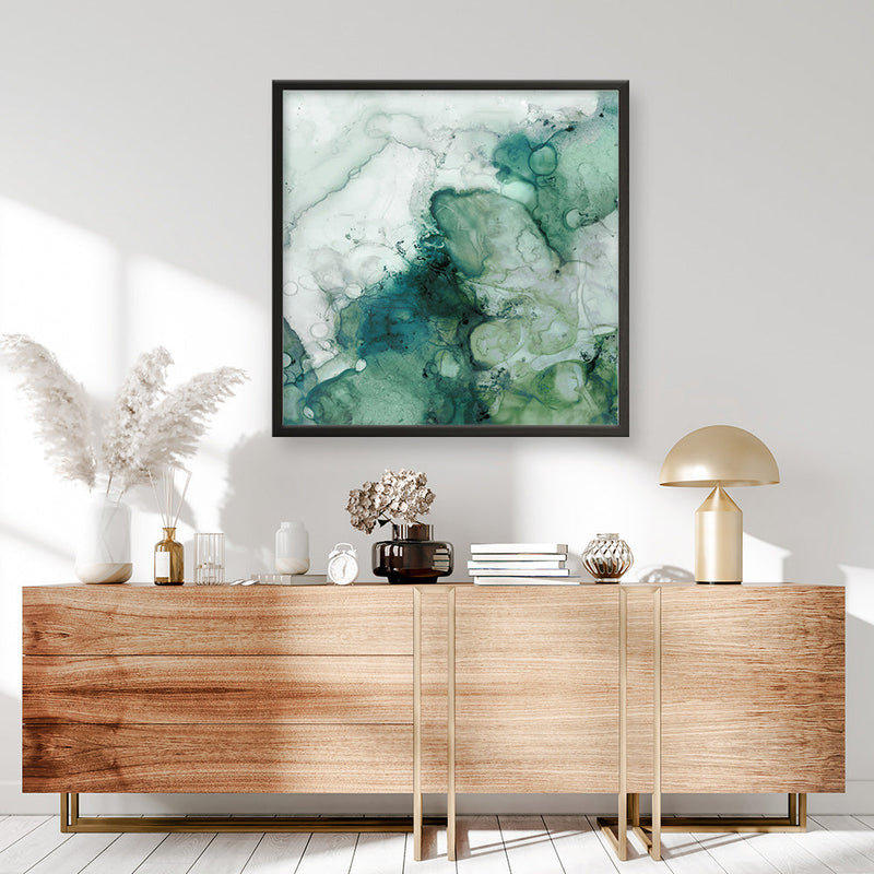 Shop Zen Panel IV (Square) Art Print a painted abstract themed wall art print from The Print Emporium wall artwork collection - Buy Australian made fine art painting style poster and framed prints for the home and your interior decor room, TPE-PC-WK055-AP