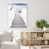 Aegean Steps Photo Canvas Print