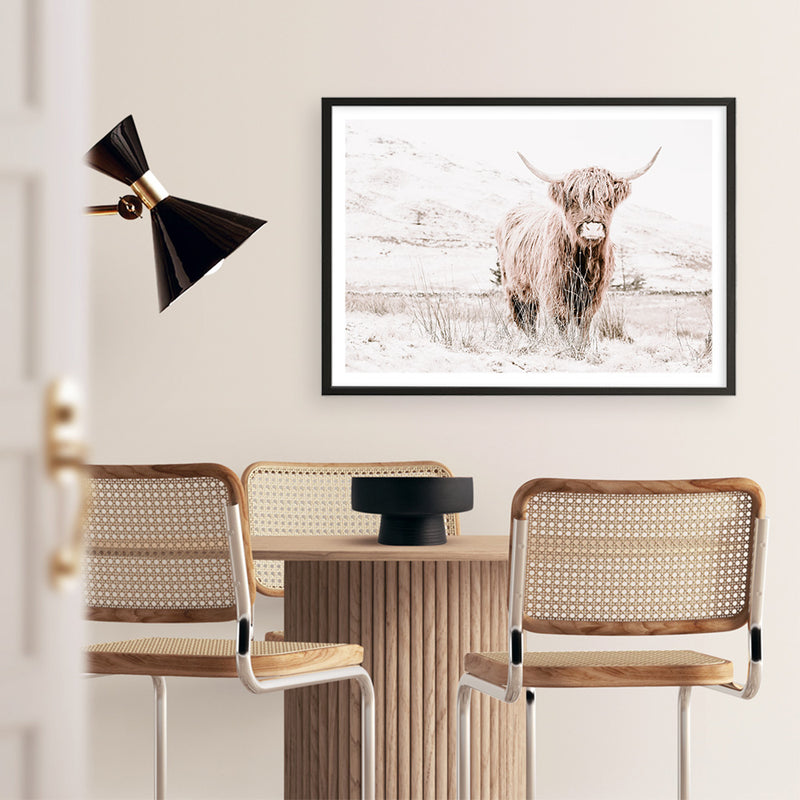 Highland Cow III Photo Art Print