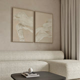 Art Shape 1 & 2 Canvas Wall Art Print Set