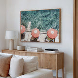 Bagno Marino Archi From Above Photo Canvas Wall Art Print