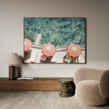 Bagno Marino Archi From Above Photo Canvas Wall Art Print