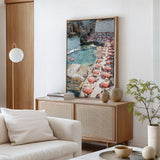 Bagno Marino Archi II Photo Canvas Wall Art Print
