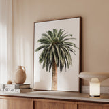 Coconut Palm Tree Photo Canvas Wall Art Print