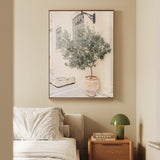 Mediterranean Villa Photo Canvas Wall Art Print