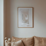 Old White Town Photo Art Print