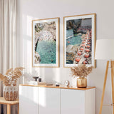 Polignano A Mare From Above III & Bagno Marino Archi II Art Print Set