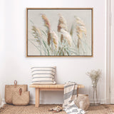 Neutral Pampas Grasses Canvas Print