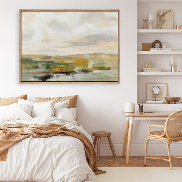 Sage Serenity Crop Canvas Print