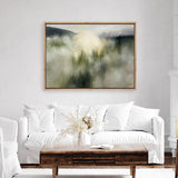 Valley Clouds Neutral Canvas Print
