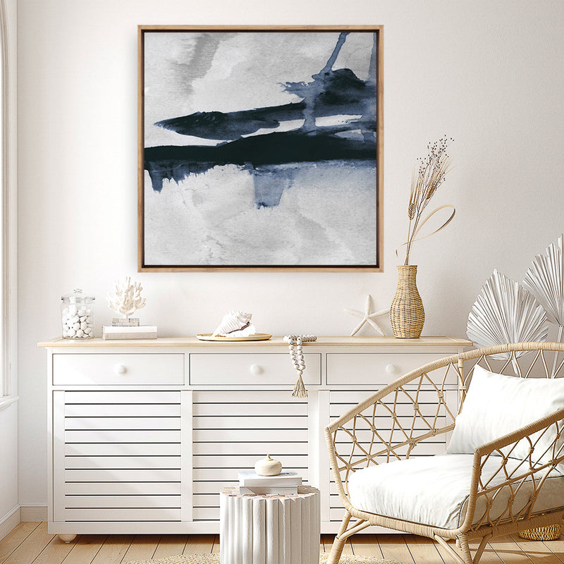 Blu I (Square) Canvas Print
