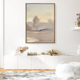 Monochromatic Farm View IV Canvas Print