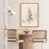 Elegant Pine II Canvas Print