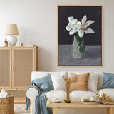 White Blooms Canvas Print