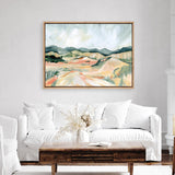Vermillion Landscape III Canvas Print