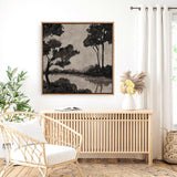 Woodland Pond II (Square) Canvas Print