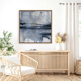 Blu II (Square) Canvas Print