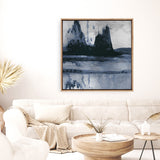 Blu III (Square) Canvas Print