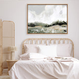 Soft Summer Sky Neutral Canvas Print