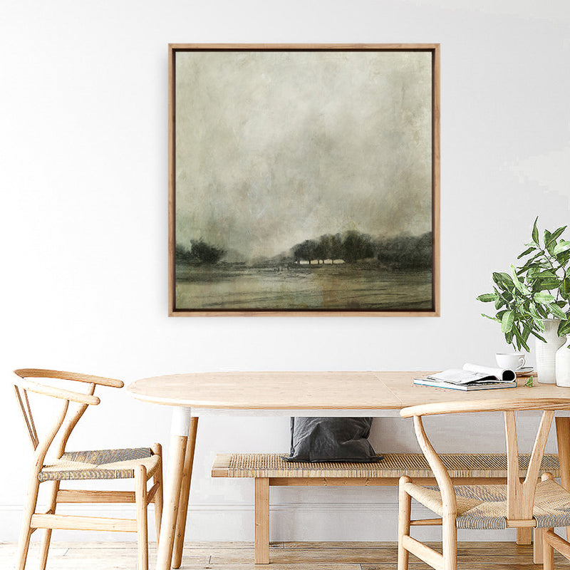 Through The Trees (Square) Canvas Print