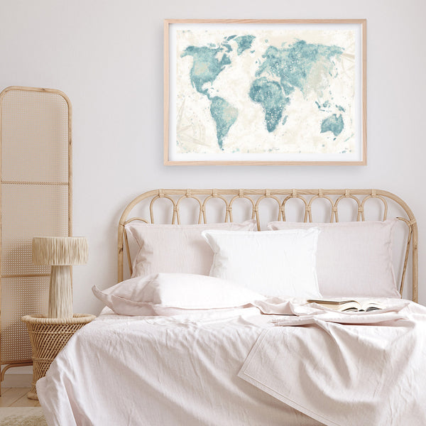 Explore the World I no Words Light Art Print