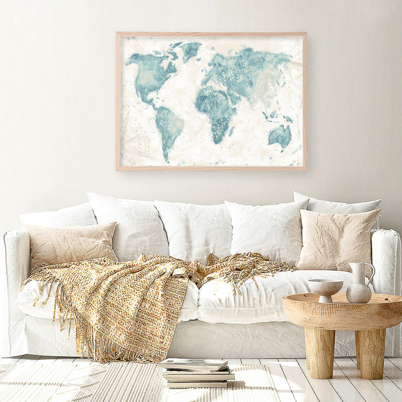 Explore the World I no Words Light Art Print