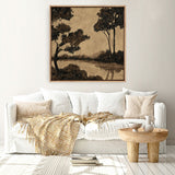 Woodland Pond I (Square) Canvas Print